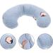 Buy Jognee Pillows for Cats | Soft Fluffy Cat Mint Toys | U-Shaped Plush Pillows for Sleep & Play (Blue) - Buy Online on GoSupps.com