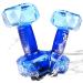 Fstcrt Aquatic Dumbbells Set, Water Weights for Pool Exercise, Pool Weights for Water Exercise Resistance, Aqua Fitness Water Aerobic Equipment for Aqua Therapy & Weight Loss Large Blue
