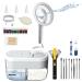 Electric Ear Wax Removal Tool Ear Cleaning Kit Safe and Effective Ear Irrigation Flushing System Reusable Ear Washer for Adults with Water Powered Ear Irrigation Kit Automatic Jet Stream
