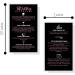 Teeth Whitening Aftercare Cards 50 Pack 2x3.5 inch | Kit Supplies - Black Neon Pink Design - Buy Online on GoSupps.com