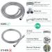 Shower Enema Kit - 100 Inch Hose Water Control Valve & Diverter | Colonic Douche System for Men & Women - Buy Online on GoSupps.com