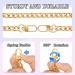 Gondiane 4 Sizes Flat Purse Chain Strap Crossbody Bag Replacement Strap with Metal Buckles(47.2/31.5/15.7/7.9 Inches  Gold) 47.2/31.5/15.7/7.9 Inches Gold - Buy Online on GoSupps.com