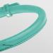 Collardirect Handmade Round Leather Dog Collar - Softly Padded Adjustable for Small to Big Dogs & Cats Available in Black Pink Red Purple Blue Mint Green (30-35 cm) - Buy Online on GoSupps.com