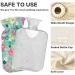 Naanle Retro Flowers Hot Water Bottle - 2L Transparent Heat Bottle for Back Pain Relief Hand & Feet Warmer Neck Warmth & Cold Therapy - International Shipping Available - Buy Online on GoSupps.com