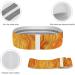 Buy Lava Printed Resistance Bands | Elastic & Fabric Exercise Bands for Fitness - Orange & Yellow - Buy Online on GoSupps.com