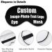 Personalized Funny Sleep Mask | Custom Design for Men, Women, and Kids | Soft Nighttime Sleeping Mask in Black - Buy Online on GoSupps.com