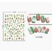 Cartoon Christmas Nail Stickers 9 Sheets Self-Adhesive Nail Decal Nail Art Decoration Design Supplies - Buy Online on GoSupps.com