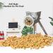 Manual Pet Food Pellet Machine Dog and Cat Food Pellet Making with 7pcs Molds Manual Feed Pellet Machine for Animal Small Fish Poultry and Rabbit Food - Buy Online on GoSupps.com