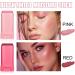 Cream Blush Stick Smooth Blush Stick Waterproof Moisturizer Stick Matte Highlighter Stick Natural Nude Makeup for Cheek Eyes Lips Pink 19 g (Pack of 1) Pink - Buy Online on GoSupps.com