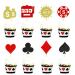Arthsdite 24 Pcs Casino Poker Theme Party Decorations Poker Heart Cupcake Toppers Las Vegas Casino Night Cake Decorations Playing Card Toothpicks Fruit Food Picks Birthday Party Favors Supplies
