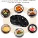 OUNONA 18 Pcs Japanese Seasoning Dish Serving Utensils I'm Wow Grilling Accessories Ceramic Dip Bowls Chafing Dishes Black Flatware Seasoning Bowl Dressing Dishes Side Dish re-usable 9X2.5CMx3pcs Blackx3pcs - Buy Online on GoSupps.com