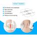 Longmed Zipper Painless Zip Sutures for Laceration Repair - 2.36x2.76 Inch, 2 Pieces/Box - Buy Online on GoSupps.com
