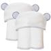 SWEET DOLPHIN Large 2 Pack Ultra Soft Bamboo Hooded Baby Towel - 35 x 35 inch - Ultra Absorbent Hooded Bath Towels with Ears for Babies, Toddler, Infant - Newborn Essential Cute for Boys and Girls