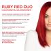 Buy Celeb Luxury Ruby Red Colorwash Shampoo & BondFix Rebuilder - Vegan Semi-Permanent Hair Dye | Sustainably Sourced & Intense Color Depositing | International Shipping Available - Buy Online on GoSupps.com