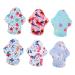 Light Incontinence Pads 6pcs Washable Aunt Towel Pad Mama Panty Liners Cloth Menstrual Pad Mama Cloth Bamboo Carbon Fiber Napkins Reusable Pads Washable Napkin Napkin