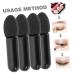 FRCOLOR 100pcs Mini Eyeshadow Swabs & Lip Balm Brushes - Makeup Applicator Set for Cosmetics & Lipstick | Black Foam Wand - Buy Online on GoSupps.com