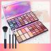 Nuotridge 80 Colors Makeup Kit with 4 Pcs Brushes makeup palette Matte Shimmer Glitter Makeup Gift Set With Eyeshadow Lipgloss Contour All in One Make Up Kit