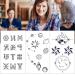 Konsait 78pcs Temporary Tattoos for Girls Women - Waterproof Fake Body Art Sticker Set - Cartoon Space Theme - Buy Online on GoSupps.com