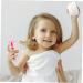 Minkissy 3-Pack Toddler Toothbrush Molar Toy - Pink Silicone Cleaning Brush & Massage Tool - Safe Food-Grade Accessories for Travel - Buy Online on GoSupps.com