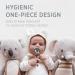 BumiB b Round Pacifiers for 0-3 Months | Sky Blue Pack of 2 | International Shipping - Buy Online on GoSupps.com