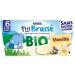 Nestl B b - P'Tit Brass Bio - Vanille - Laitage d s 6 Mois - 4X90g - Buy Online on GoSupps.com