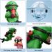 Floating Divers Aquarium Decoration - 2-Piece Resin Set for Home & Office Aquariums - Green & Pink Landscape Accessories - Buy Online on GoSupps.com