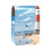Travel Lipstick Organizer Case Lipstick Case Portable Makeup Bag With Mirror Beach Lighthouse Bird Seagull J345a2pdei
