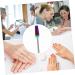 Ipetboom Faux Nails 1pc Nail Polisher Purple Alloy Manicure Nail Drill Artificial Nails - Buy Online on GoSupps.com