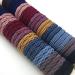 RN BEAUTY 100 PCS Cotton Hair Ties - High Elastic Seamless Hair Bands with Pattern Texture - 10 Mixed Colors Traceless Ponytail Holder - 2 inch Diameter - No Damage Hair Rings for Women - Buy Online on GoSupps.com