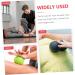 Fomiyes Hand Massage Ball - Muscle Relief & Fitness Circulation Roller - Cold Foot Massage Device (6.5x6.5x6cm Black) - Buy Online on GoSupps.com