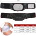 Removable Lumbar Support Belt - Self-Warming Magnetic Therapy for Men & Women XL Black - Thermal Decompression Waist Coach for Seniors - Buy Online on GoSupps.com