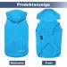 Soft & Breathable Dog Hoodie - Winter Coat for Large Dogs with Hat Bags & Linen Hole | Kickred Light Blue - Buy Online on GoSupps.com