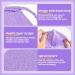 ADERTOS 2 PCS Back Scrubber for Shower Exfoliating Loofah Back Washers Deep Exfoliating Towel Cloth Double Side Scrubbing Strap Body Bath Sponge Elastic Backwash Belt Pad with Handles for Men Women - Buy Online on GoSupps.com