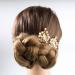 Elegant Tseenyi Bride Wedding Pearl Hairpin - Gold Leaf & Crystal Hair Jewelry for Women & Girls | Perfect for Valentine's Day & Christmas - Buy Online on GoSupps.com