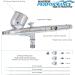 Master Airbrush G233 Pro Set | Dual-Action Gravity Feed Airbrush Kit with 3 Nozzle Sets and Air Hose - Buy Online on GoSupps.com
