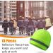 10 Pcs Reflective Safety Beanie Bulk - High Visibility Knit Hat for Winter Marathon, Running, Biking - Unisex Design for Outdoor Workers and Security Guards - Buy Online on GoSupps.com