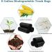Fyy Garbage Bags - 8 Gallon Waste Bags for Bathroom Kitchen Office | 80 Pieces (4 Rolls) | Durable Black Trash Bags 60x64.5 cm - Buy Online on GoSupps.com