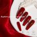 MEGIOR Glitter Red Gel Nail Polish 15ml Shimmer Burgundy Gel Polish 1PC Soak Off UV LED Nail Gel Polish for Nail Art Manicure Salon DIY Home for Women Girls Nails Gift Red Glitter - Buy Online on GoSupps.com