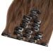 SEGO Clip in Hair Extensions - 8 Wefts Wavy Light Brown to Honey Blonde 24 Realistic Hairpiece for Beautiful Volume - Buy Online on GoSupps.com