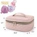 YARWO Nail Polish Carrying Bag - Holds 24 Bottles - Travel Storage Organizer - Dusty Rose - (Bag Only) - Buy Online on GoSupps.com