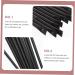 Mikinona Flat Concealer Brush 12pcs Eyeliner Brush Eye Shadow Brush Flat Eyeliner Brush Eyeshadow Eyeliner Make up 14.5x0.7x0.5cm Black - Buy Online on GoSupps.com
