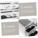 BRIGHTFUFU Transparent Cosmetic Box Clear Plastic Containers Eyeshadow Organizer Desktop Makeup Organizer Set - Buy Online on GoSupps.com