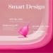 Saalt Teen Menstrual Cup - Sensitive & Reusable - 12-Hour Wear - Tampon & Pad Alternative (Wild Rose) - Buy Online on GoSupps.com