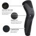 Compression Leg Sleeves for Men and Women - Black Large (1 Pair) | Full Leg Protection for Basketball, Arthritis, Cycling, Football | Reduce Varicose Veins and Swelling - Buy Online on GoSupps.com