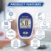 GlucoLeader Enhance Blood Sugar Monitor: 800 Memory Diabetes Testing Kit with 10 Test Strips, Lancets, and Diabetic Socks CE & ISO Certified (UK, mmol/L) - Buy Online on GoSupps.com