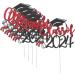 Warmhm 10 Sets Cake Insert Decor Party Supplies Graduation Cake Toppers Graduation Cupcake Topper Cake Picks Grad Cupcake Toppers European and American Plug-in Red Paper Redx2pcs 16.00X13.00X0.10CMx2pcs - Buy Online on GoSupps.com