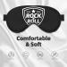 Soft Sleep Mask for Men & Women | Double-Sided Rock & Roll Eye Cover | Adjustable Blackout Blindfold for Travel & Home Use - Buy Online on GoSupps.com