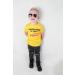 Punk Baby Moo's Never Mind The Parents Toddler T-Shirt | Rock Music Tee for Kids | Gift for New Parents | UK 6-12 Months Yellow - Buy Online on GoSupps.com
