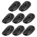 SHERCHPRY Hair Dye Hair Dyeing Ear Cover Earmuff  8pcs Silicone Ear Protector  Barber Salon Earmuffs  Reusable Ear Protectors for Hair Coloring Black Hair Dye
