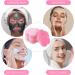 Telooco 50 Pieces Flower Shape Compressed Facial Sponges Disposable Expedient Travel Face Sponges for Cleansing Exfoliating Makeup Estheticians Spa(Pink) - Buy Online on GoSupps.com